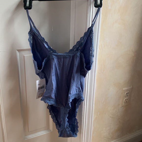 Hanky Panky NWT blue thong bodysuit size small - Picture 2 of 7